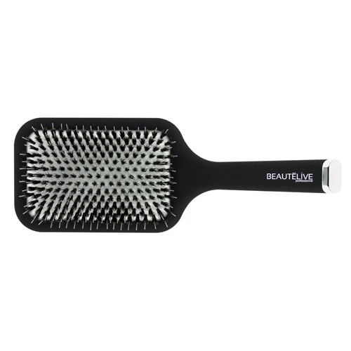 Brosse Paddle Rectangulaire En Sanglier Et Picots Synthetic Blanc 3 Brosse Paddle Rectangulaire En Sanglier Et Picots Synthetic Blanc
