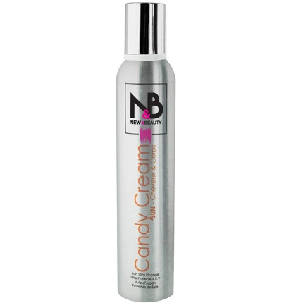 Candy Cream Sun Mousse Filtre UV Cheveux Et Corps 350ml 3 Candy Cream Sun Mousse Filtre UV Cheveux Et Corps 350ml